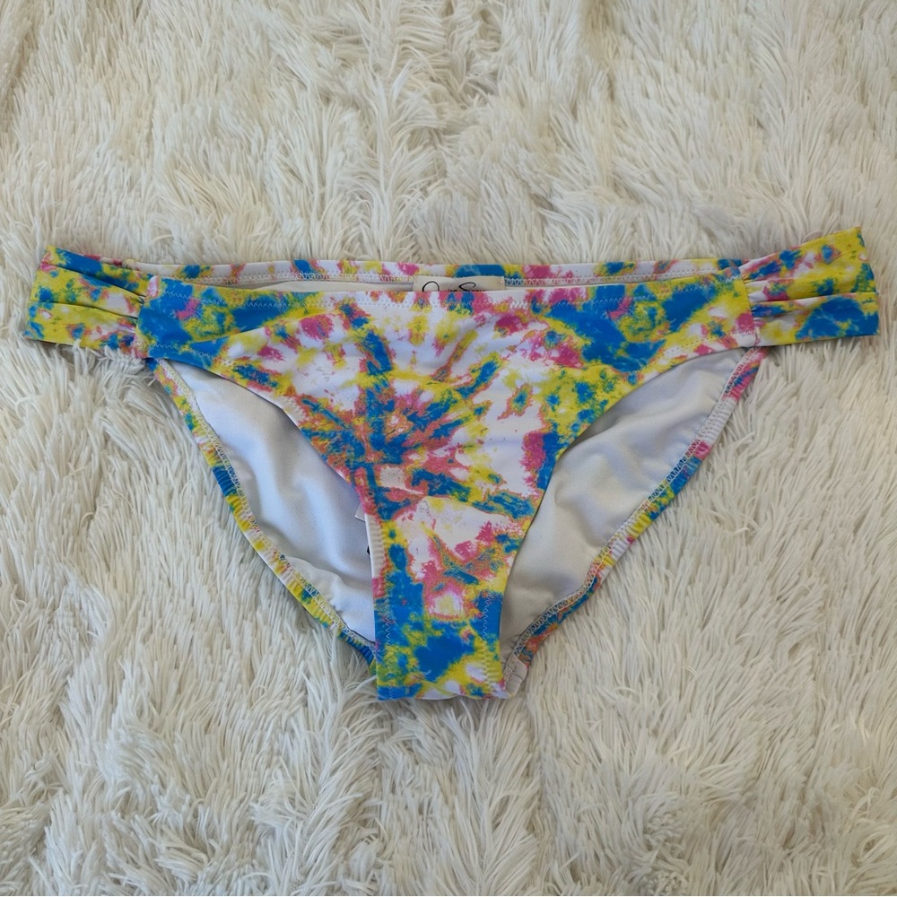 Jessica Simpson Spritz Women’s Pink Blue White Yellow Bikini Bottom Size: XL NWT